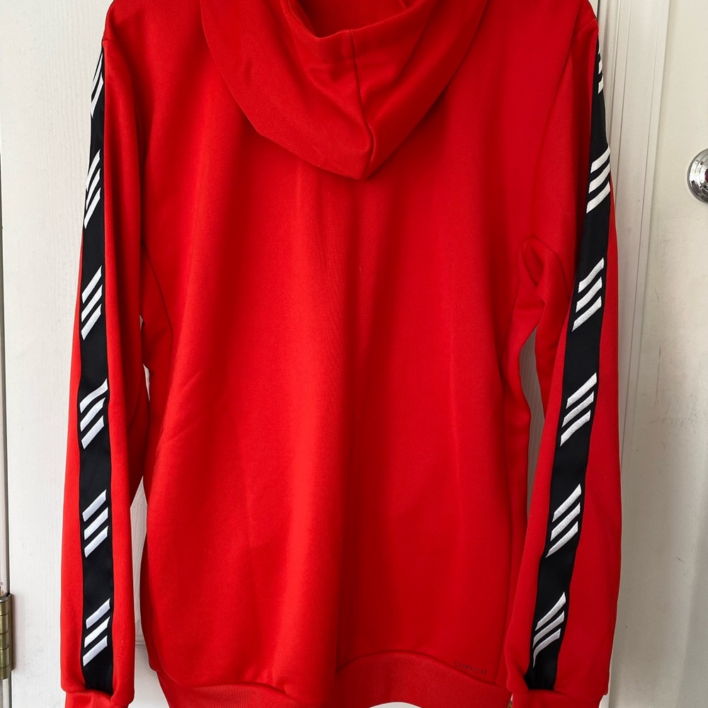 Men’s adidas basketball club full zip hoodie size medium - Picture 2 of 3
